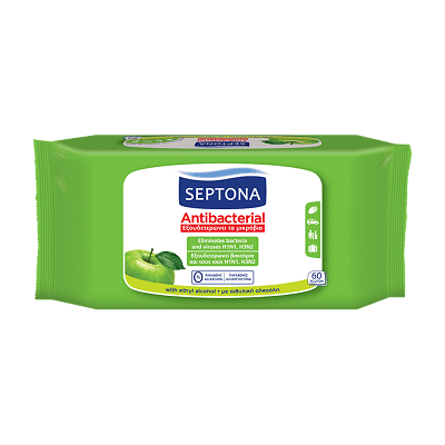 SEPTONA ANTIBACTERIAL GREEN APPLE 60cp (letra te lagura)