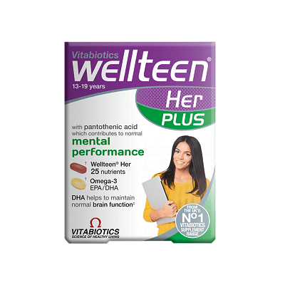 VITABIOTICS WELLTEEN HER PLUS X56 TAB